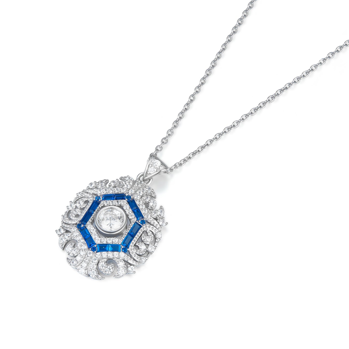 Lacloche X Fatum Secrets HexaMystic Talisman – Sterling Silver Vintage Protection Necklace