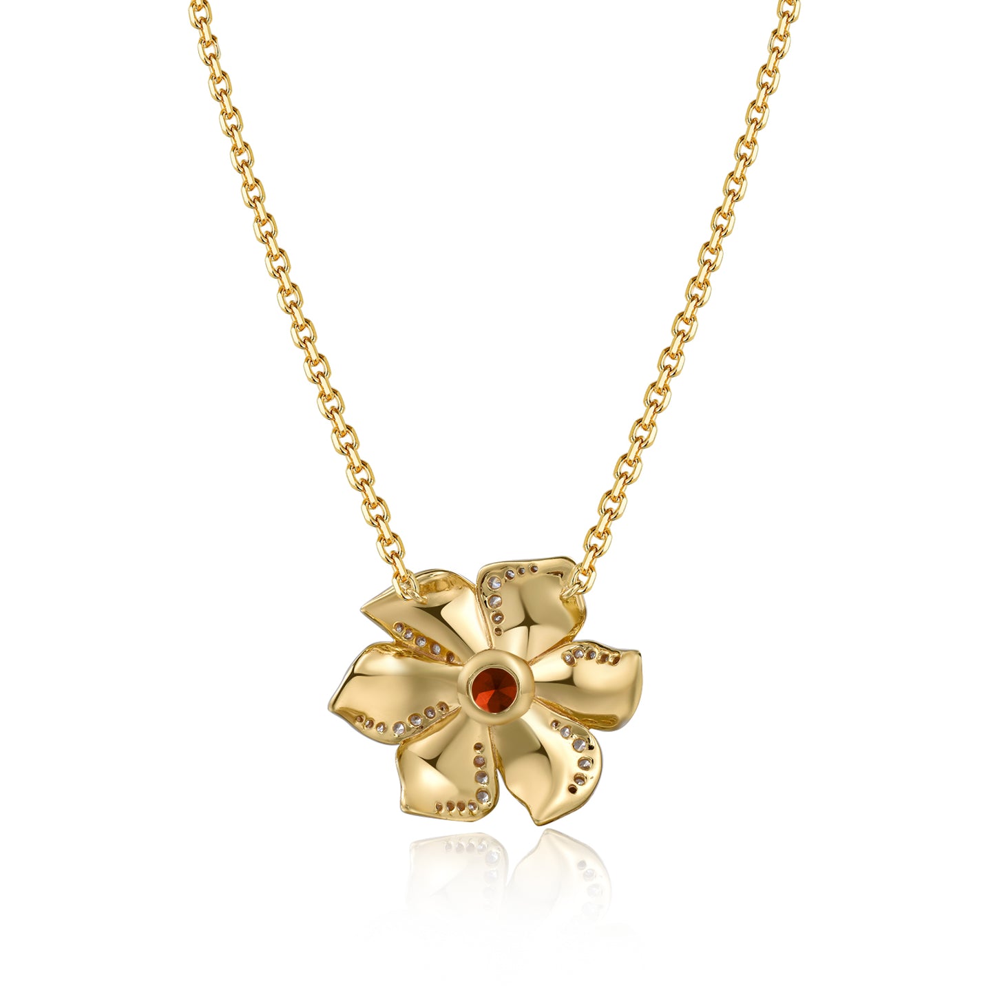🔥 Blossom Flame Set – Fire Element Jewelry for Energy &amp; Elegance(Necklace)