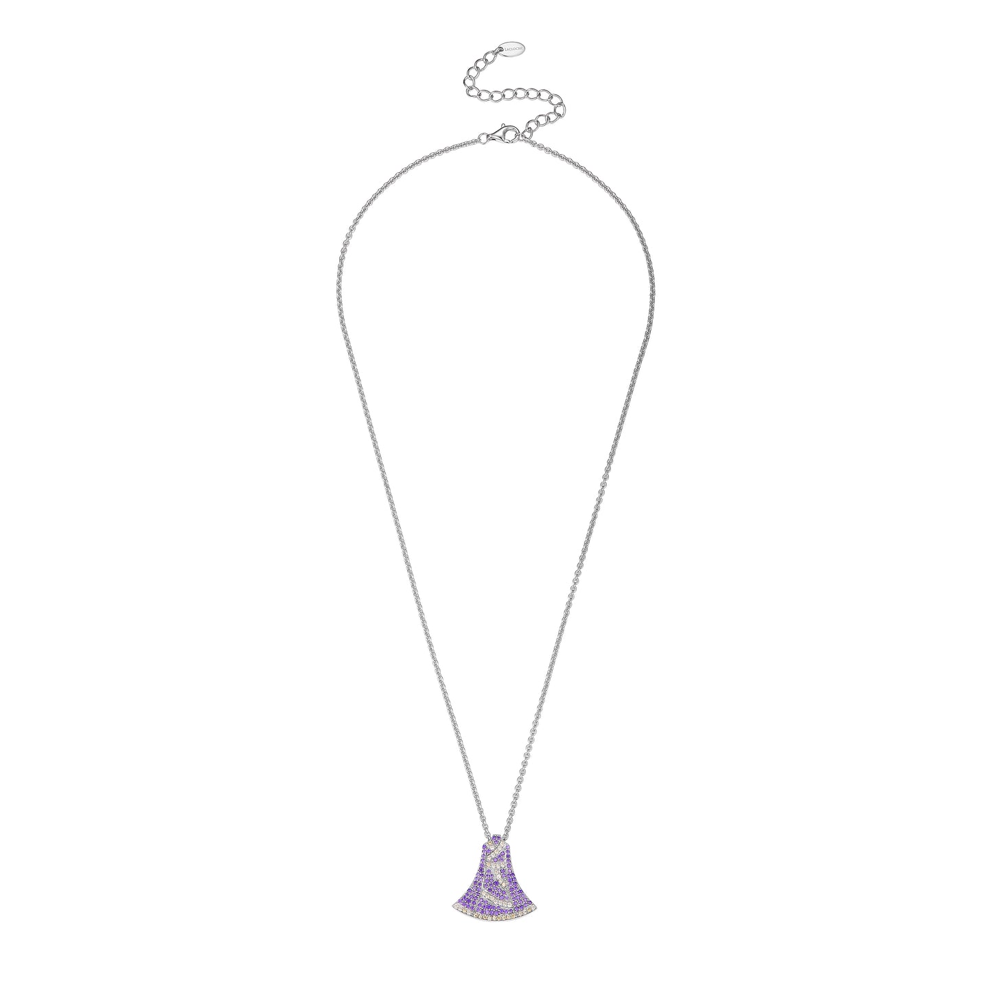 💜 Lacloche X Fatum Secrets Purple Resonance – Oriental Destiny Bell Necklace