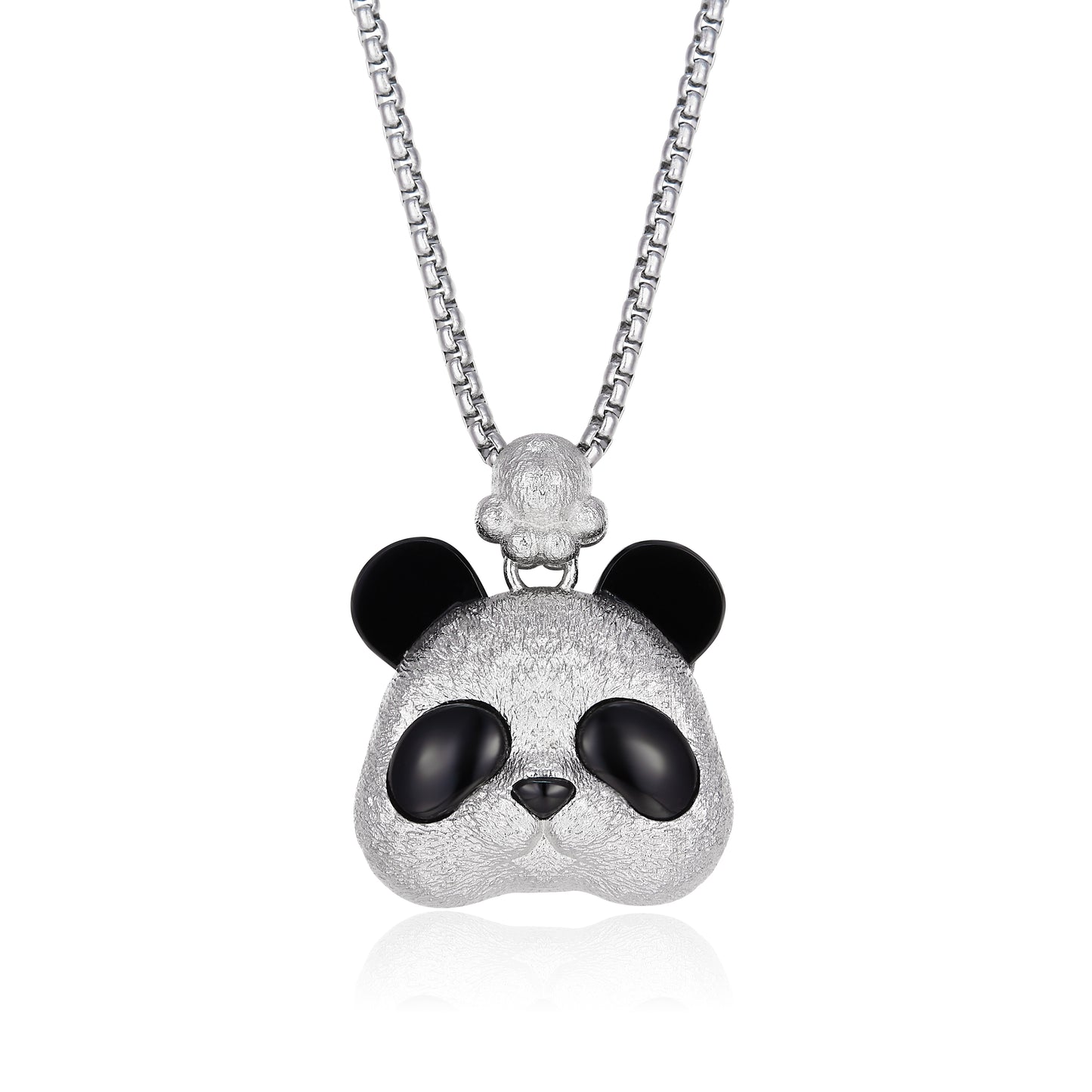 Lucky Panda Talisman Pendant – S925 Sterling Silver Feng Shui Charm