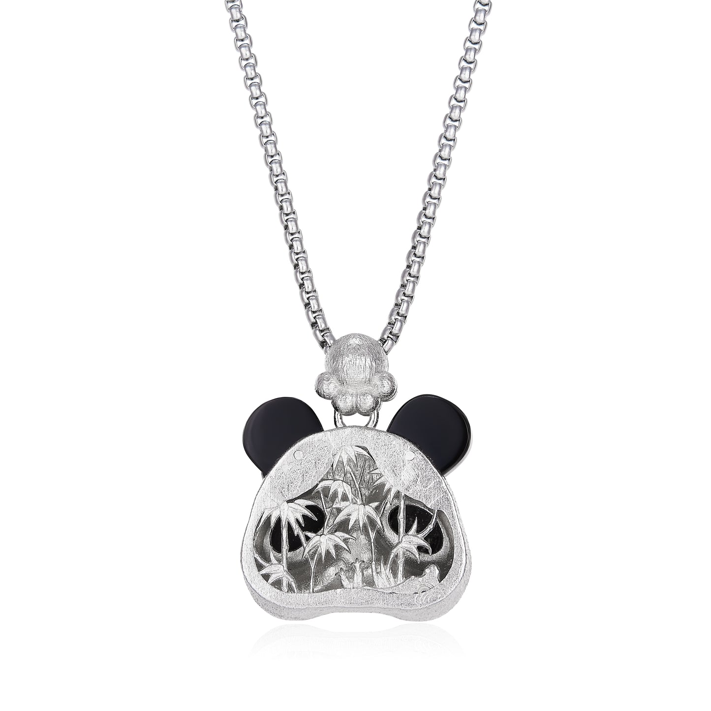 Lucky Panda Talisman Pendant – S925 Sterling Silver Feng Shui Charm