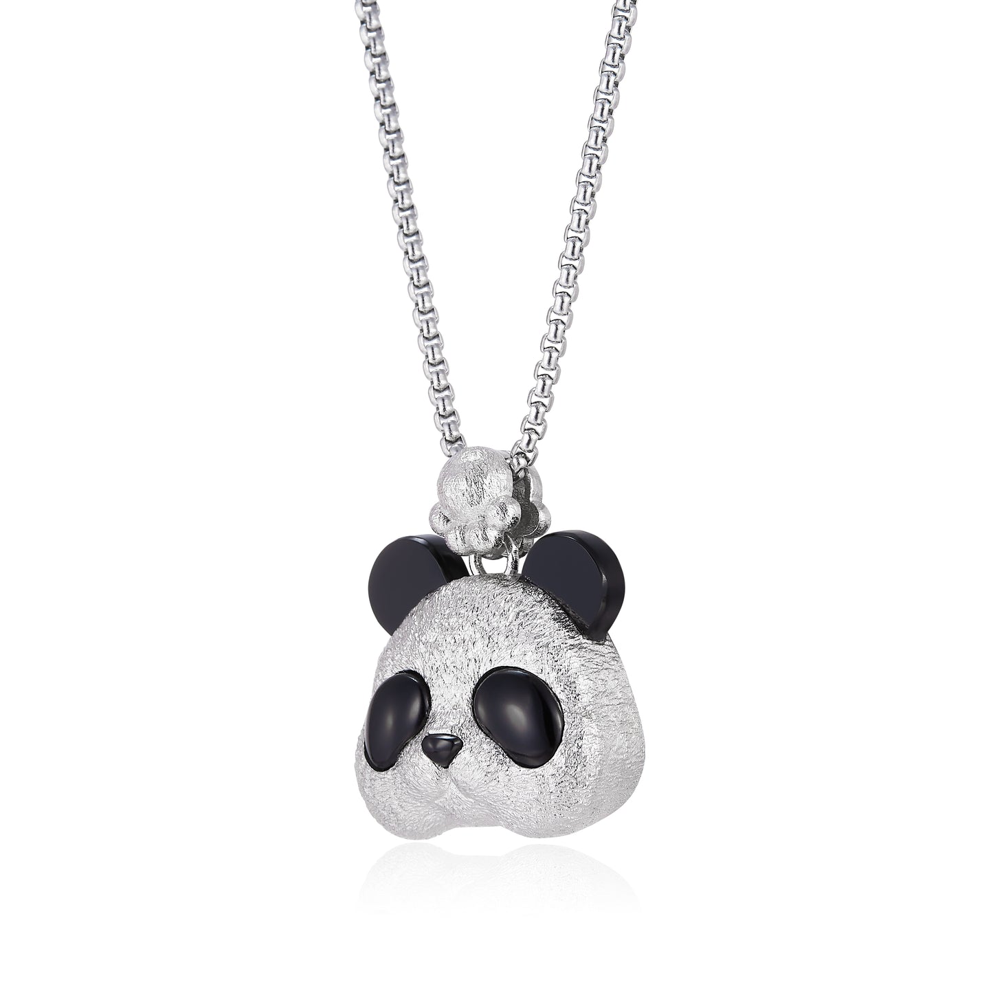 Lucky Panda Talisman Pendant – S925 Sterling Silver Feng Shui Charm