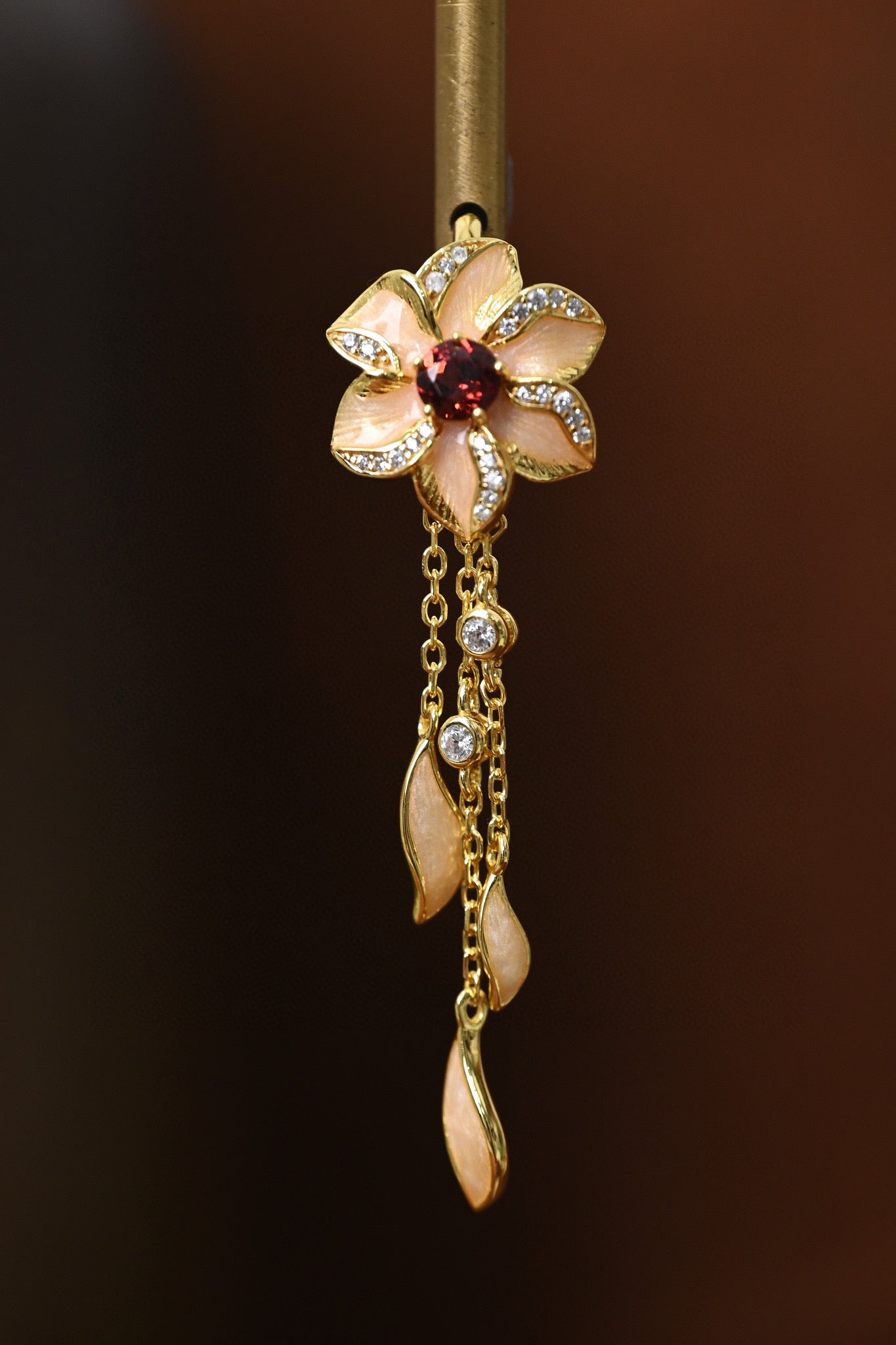 🔥 Blossom Flame Set – Fire Element Jewelry for Energy &amp; Elegance (Earrings)