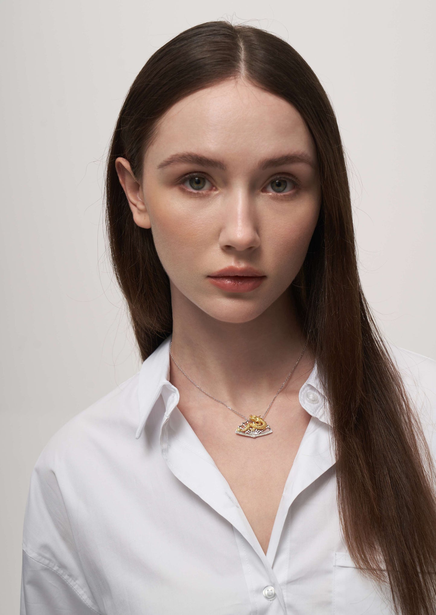 🐉Lacloche X Fatum Secrets Golden Dragon Rising – Dual-Tone Feng Shui Power Pendant