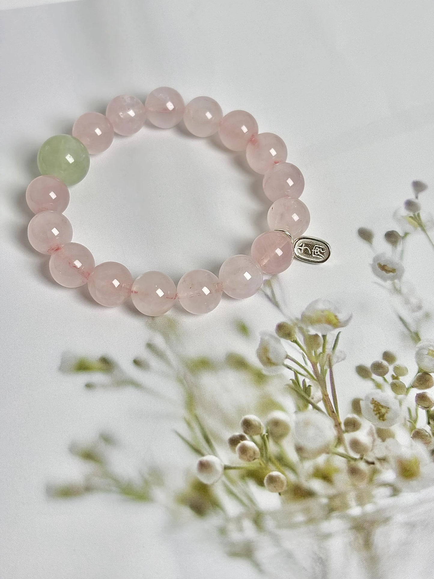 💗 Gentle Heart – Rose Quartz Love Attraction Bracelet