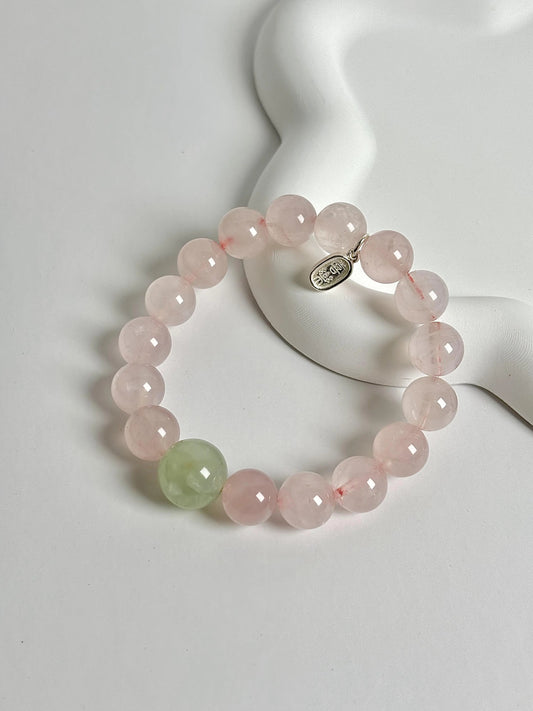 💗 Gentle Heart – Rose Quartz Love Attraction Bracelet