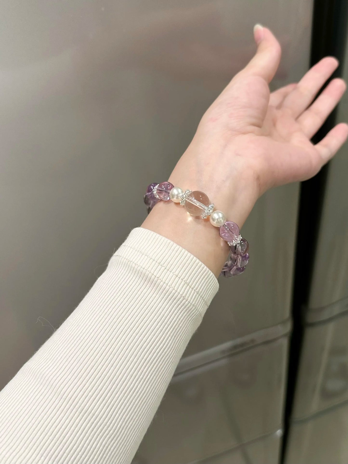 🔮 Purple Wisdom – Amethyst Career Boost Bracelet