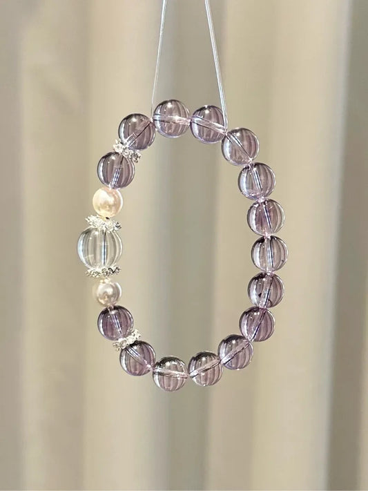 🔮 Purple Wisdom – Amethyst Career Boost Bracelet