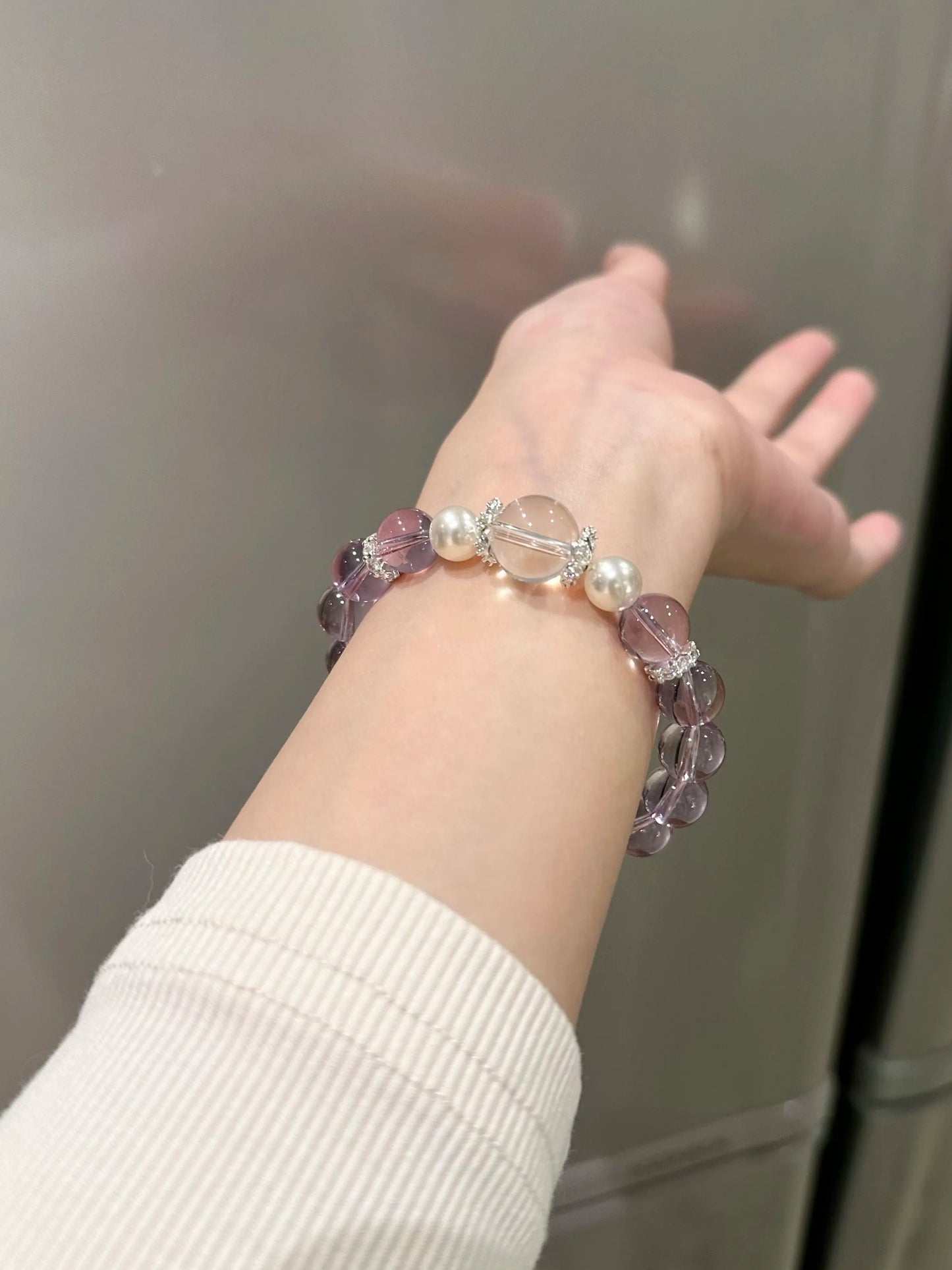 🔮 Purple Wisdom – Amethyst Career Boost Bracelet