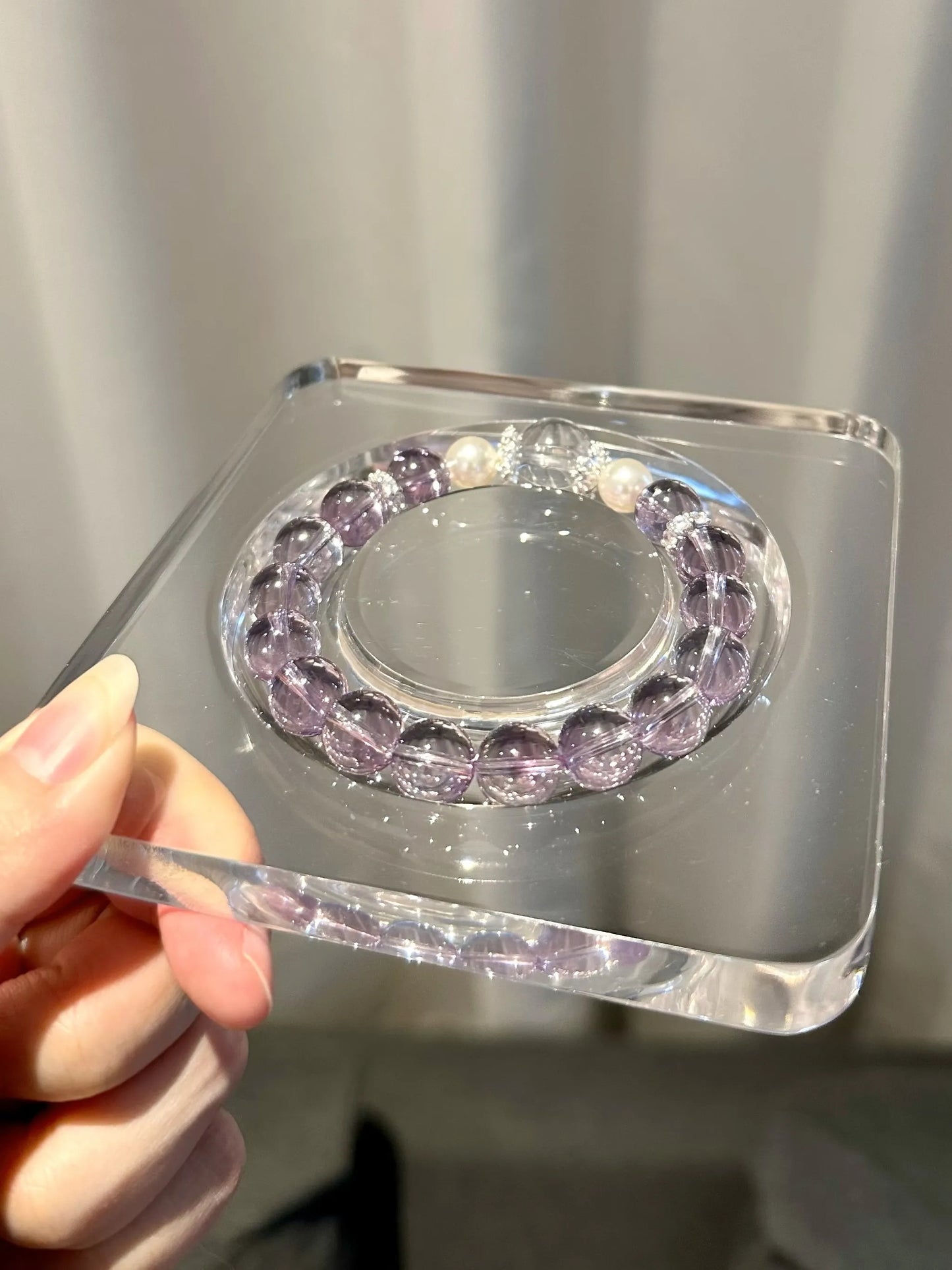 🔮 Purple Wisdom – Amethyst Career Boost Bracelet