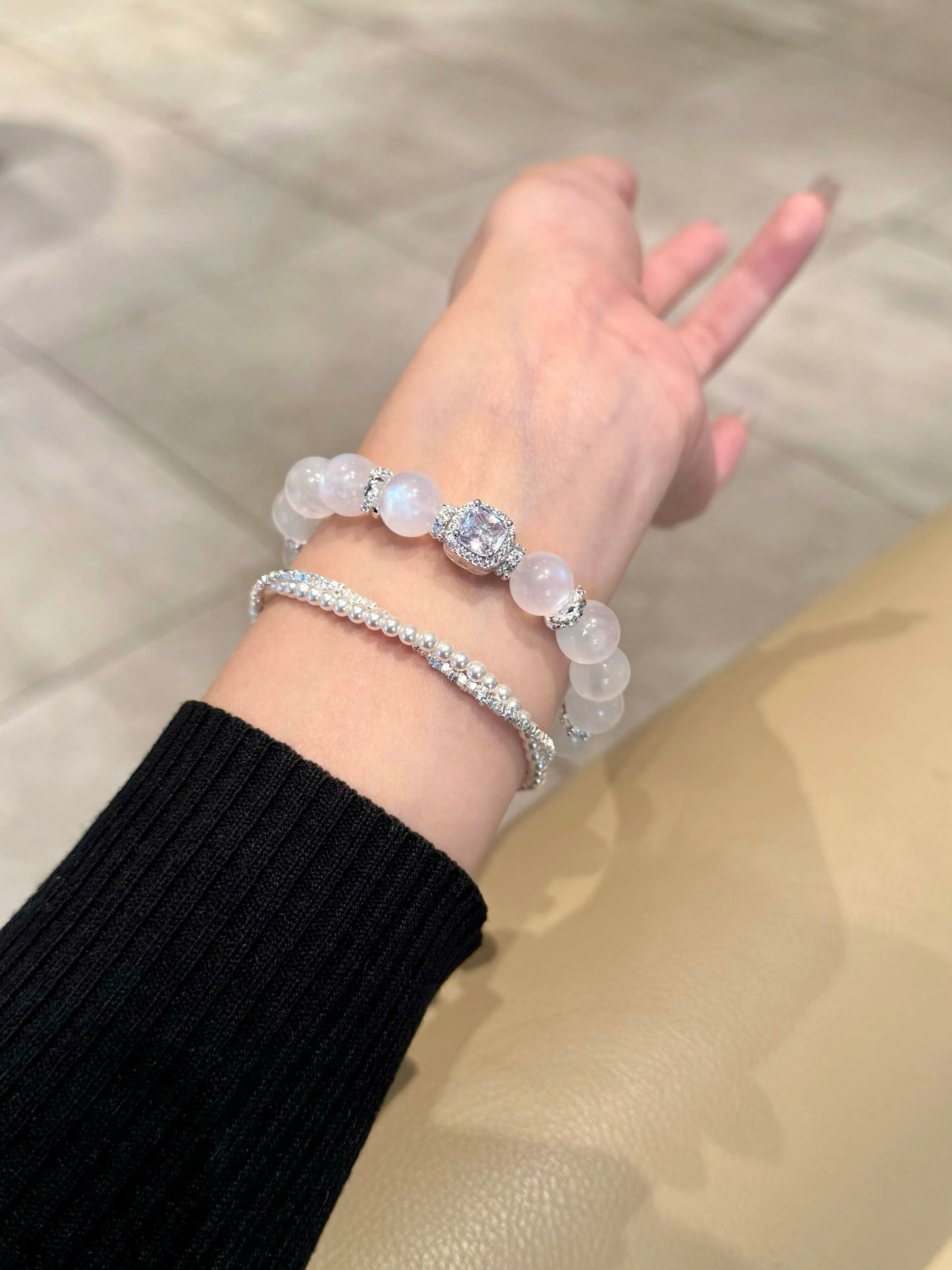 💎 Pure Clarity – Clear Quartz Energy Bracelet