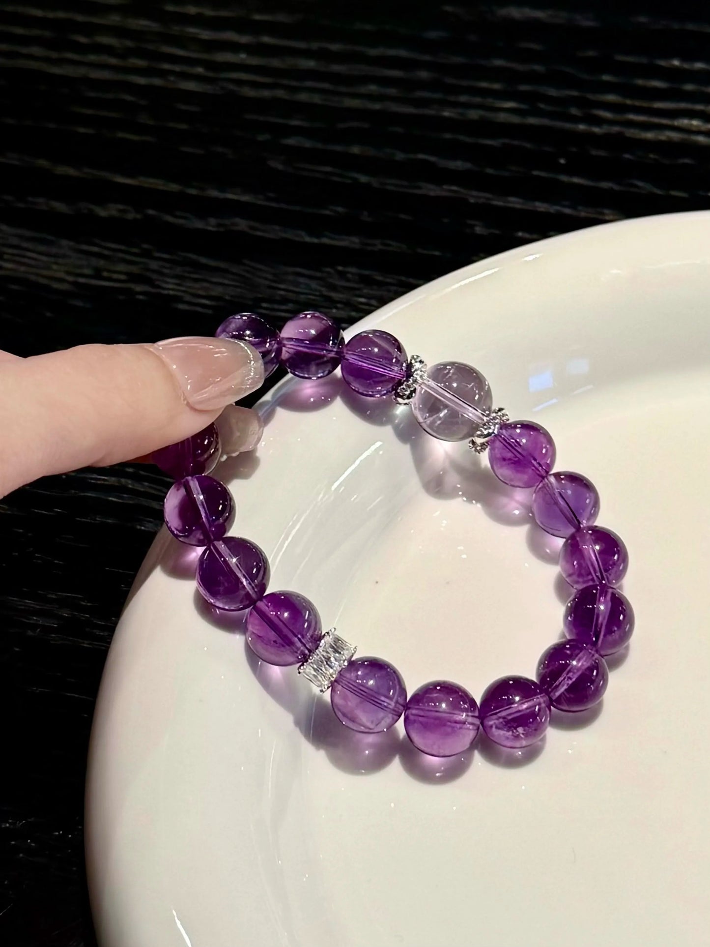 🔮 Amethyst Ascend – Career Luck Bracelet