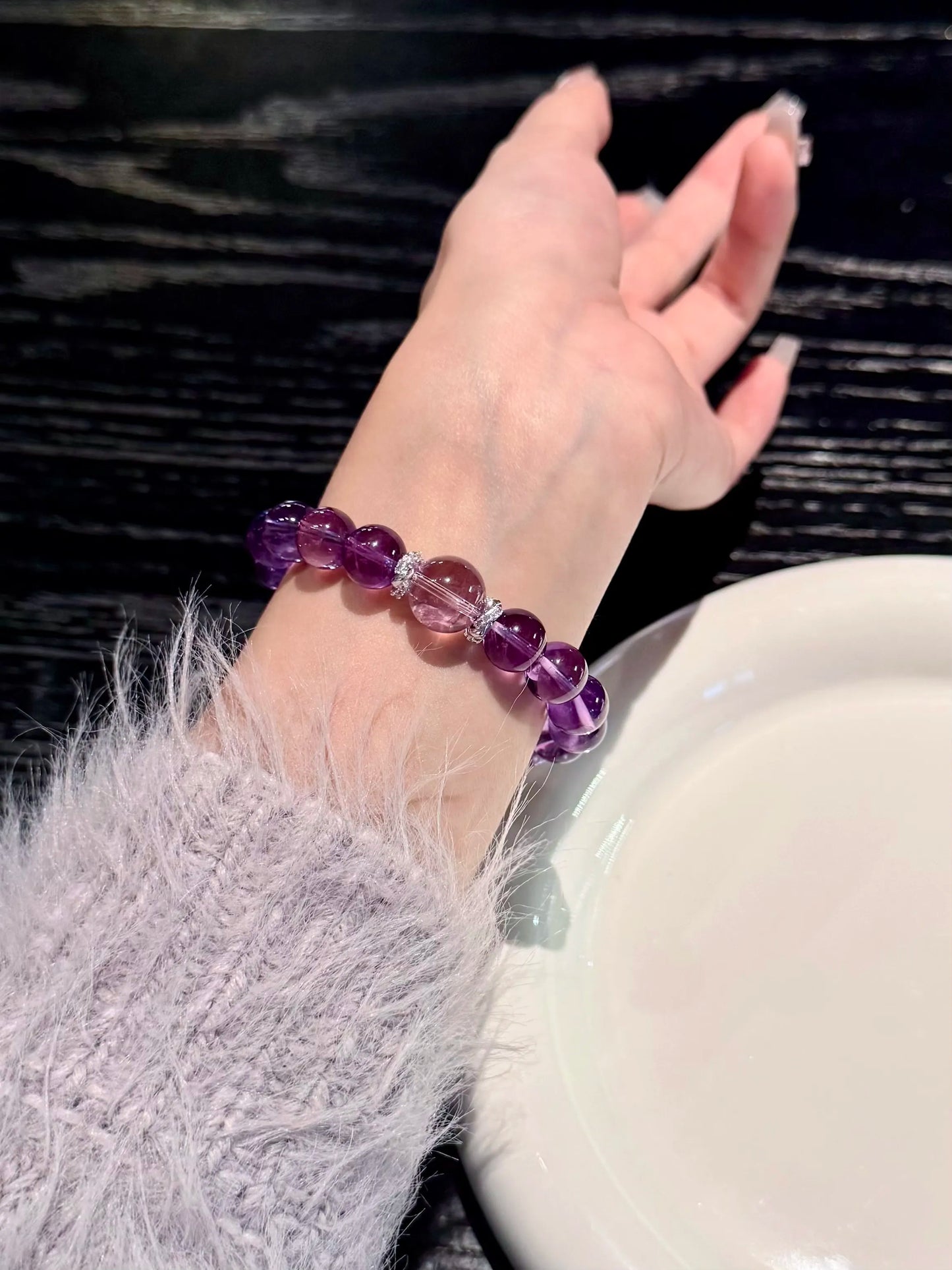 🔮 Amethyst Ascend – Career Luck Bracelet