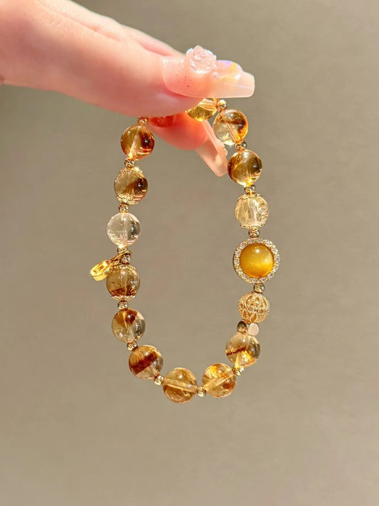 💰 Citrine Wealth Bracelet