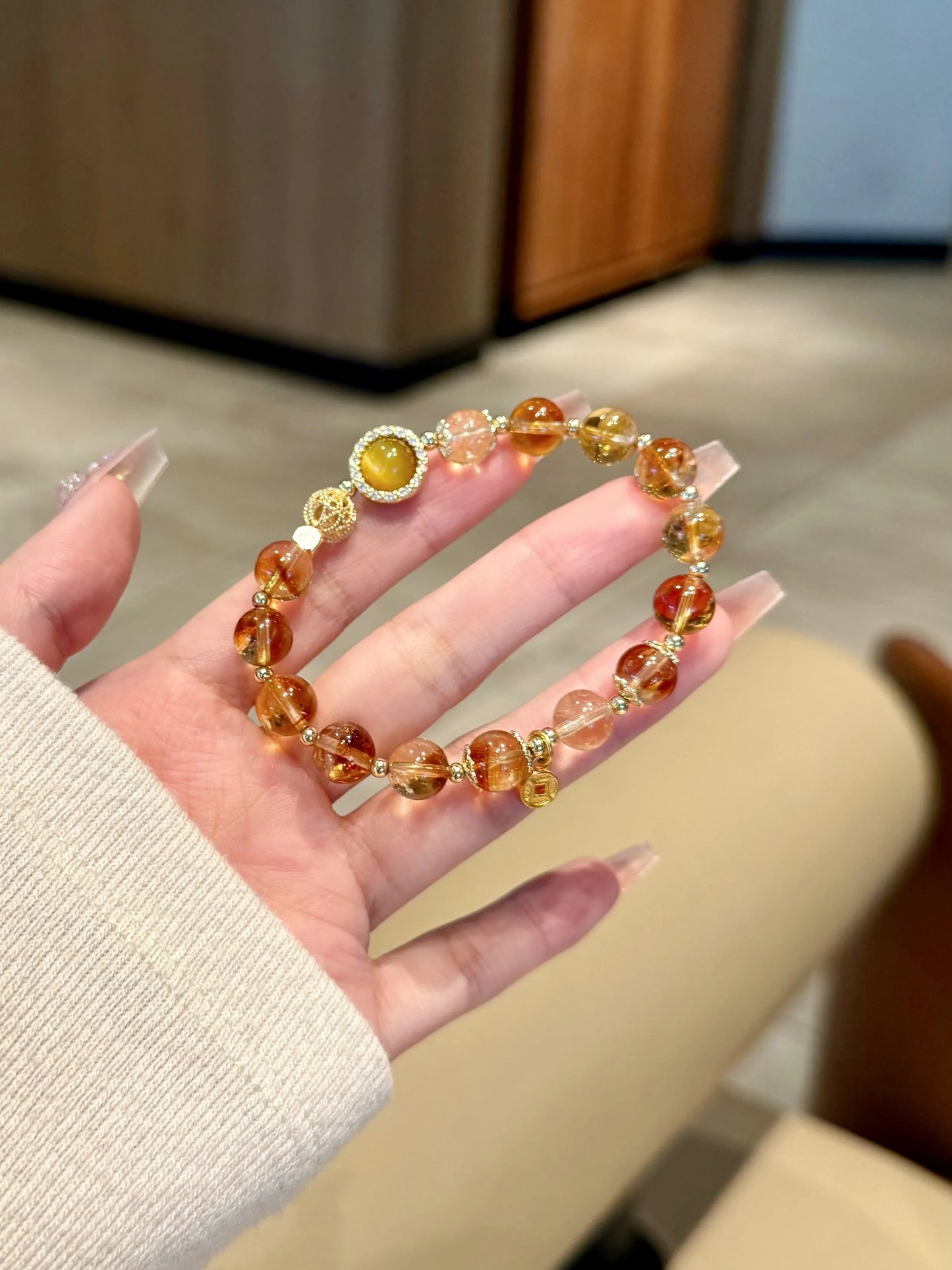 💰 Citrine Wealth Bracelet