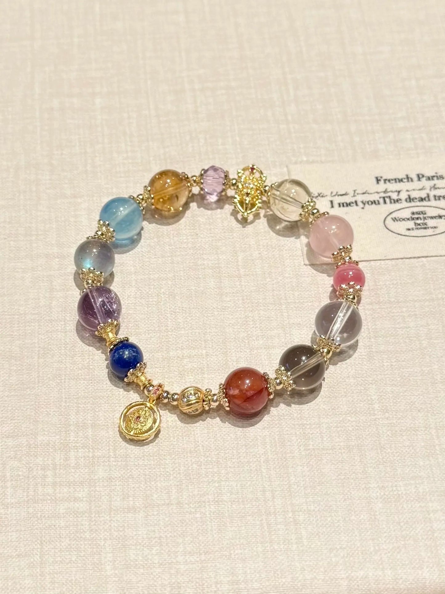 🌈 Universal Luck – Multi-Gemstone Energy Bracelet