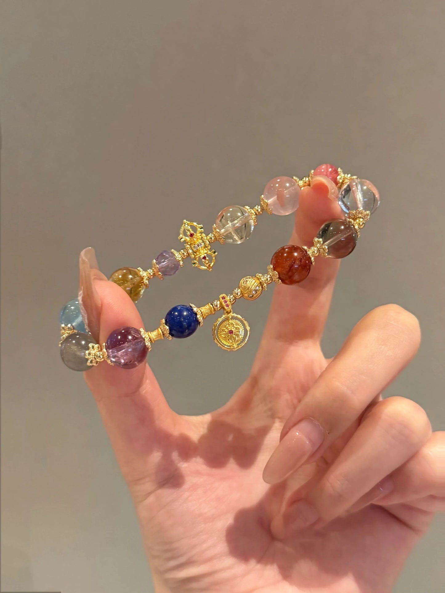 🌈 Universal Luck – Multi-Gemstone Energy Bracelet