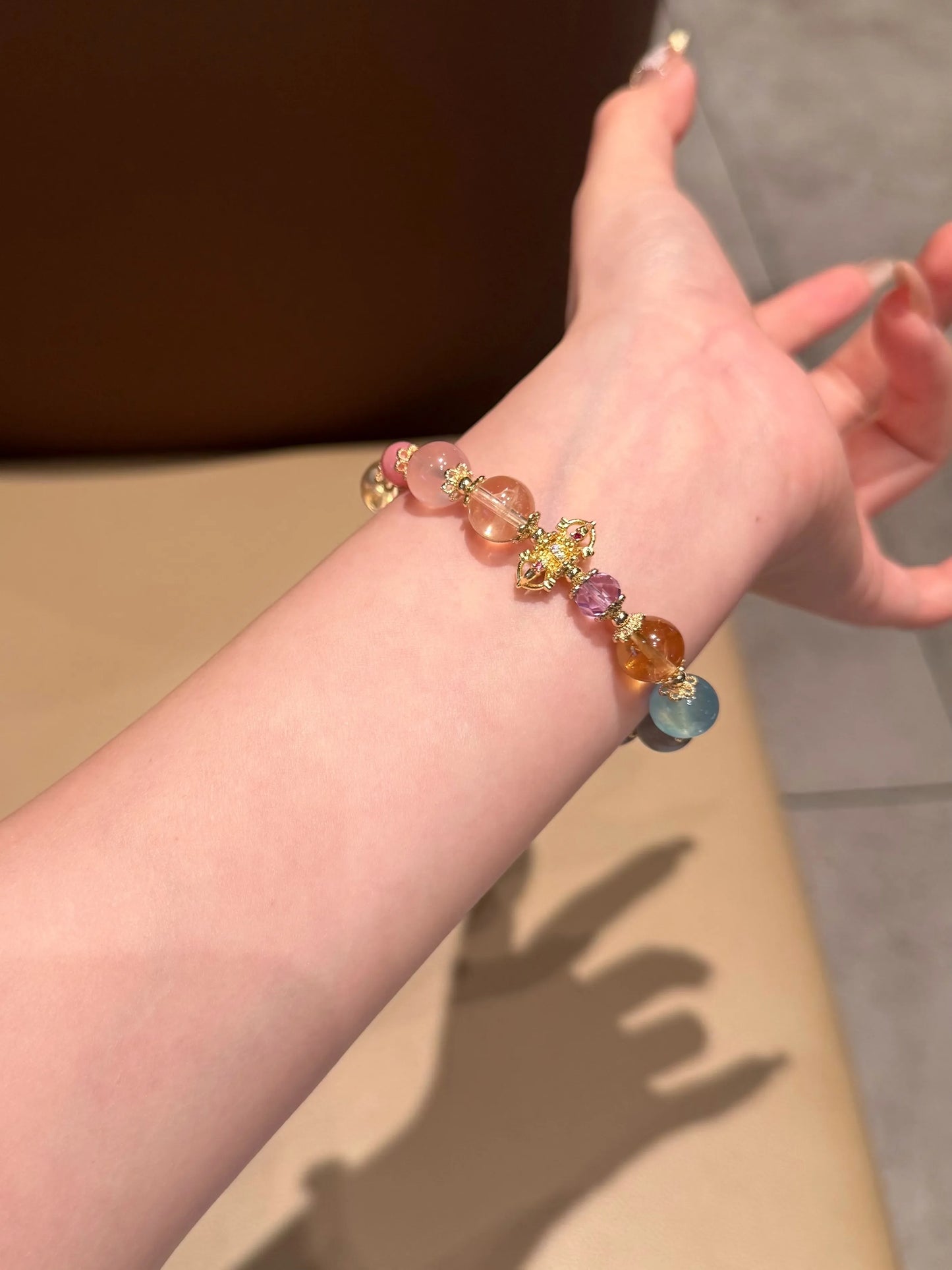 🌈 Universal Luck – Multi-Gemstone Energy Bracelet