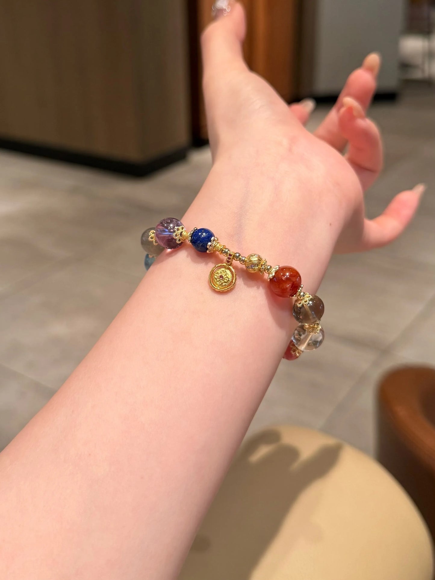 🌈 Universal Luck – Multi-Gemstone Energy Bracelet