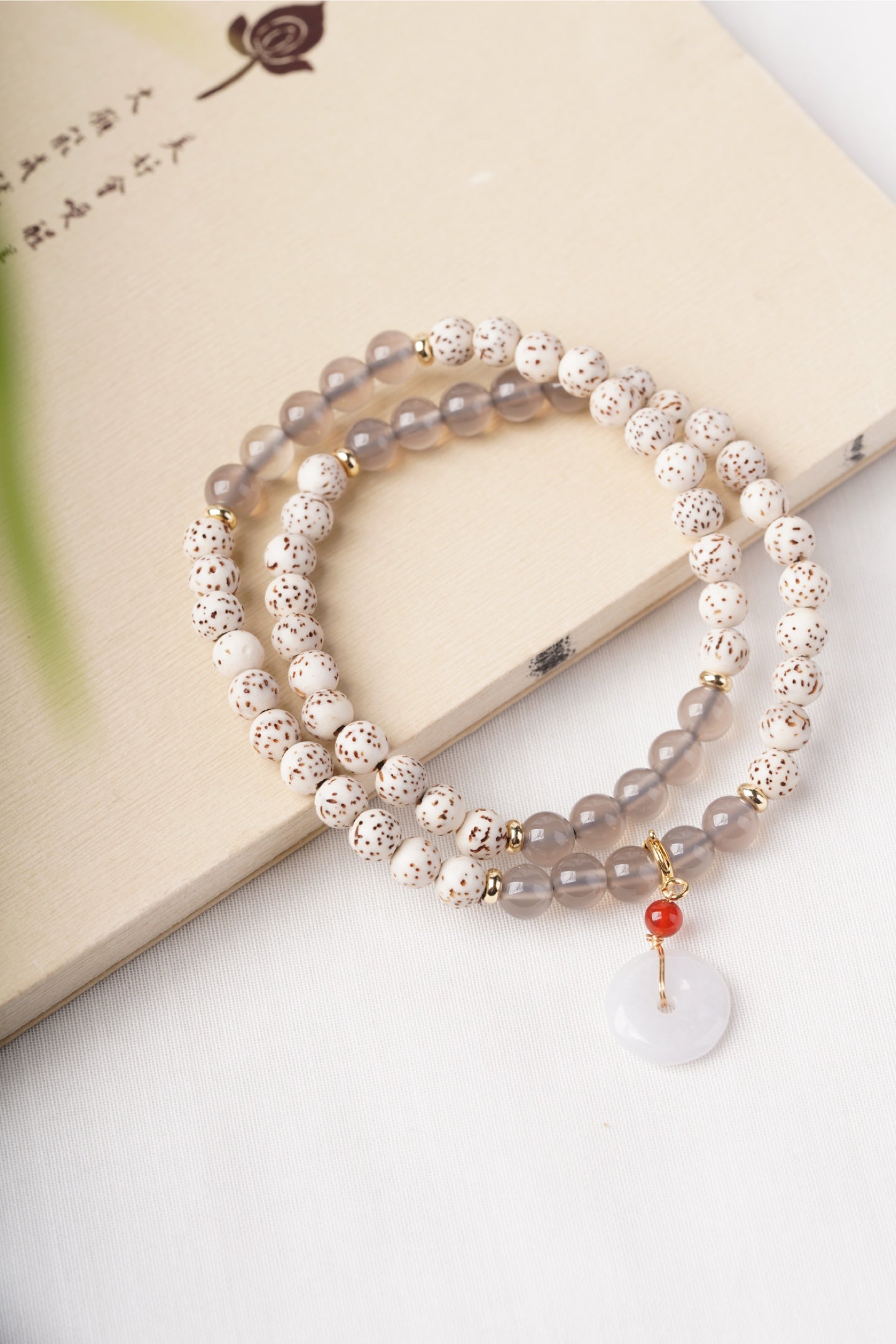 Bodhi &amp; Chalcedony Five Elements Bracelet | Spiritual Energy Jewelry for Balance and Protection